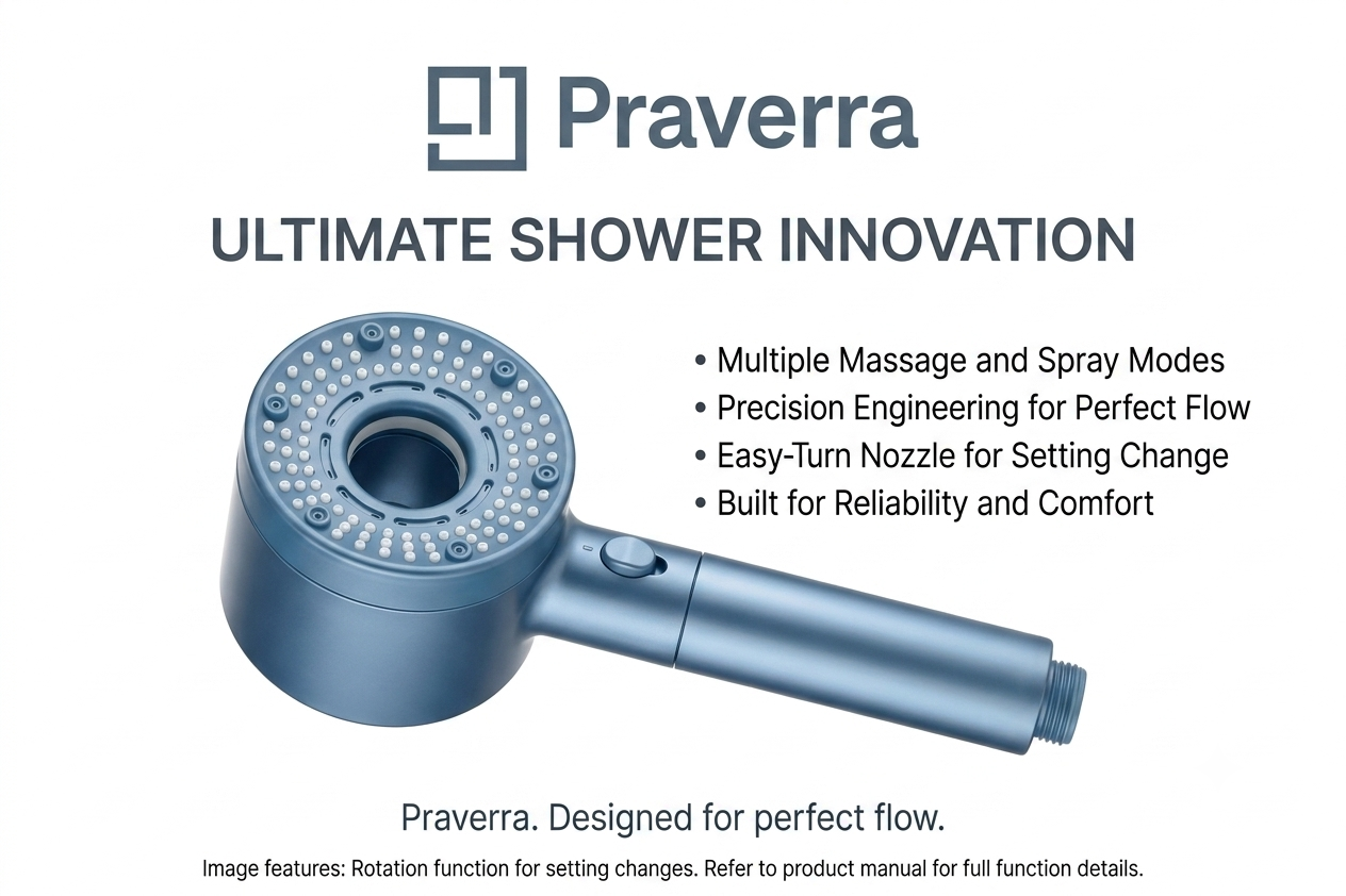 Praverra 5 Flow Hand Shower view 3